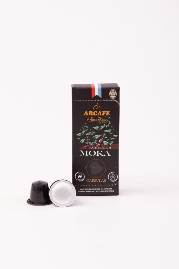 Capsula Moka descartable x 10 un. Nespresso
