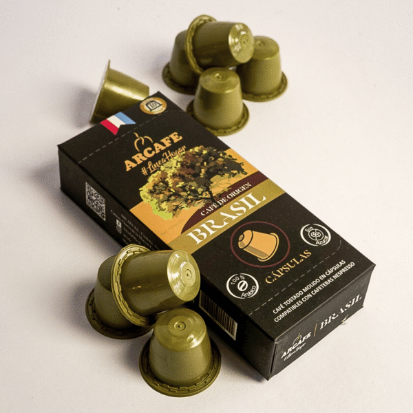 Capsula Brasil descartable x 10 un. Nespresso