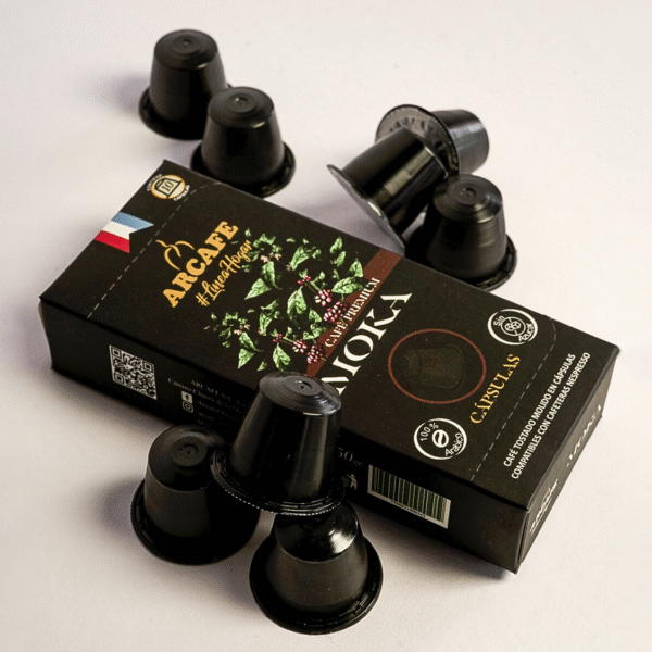 Capsula Moka descartable x 10 un. Nespresso